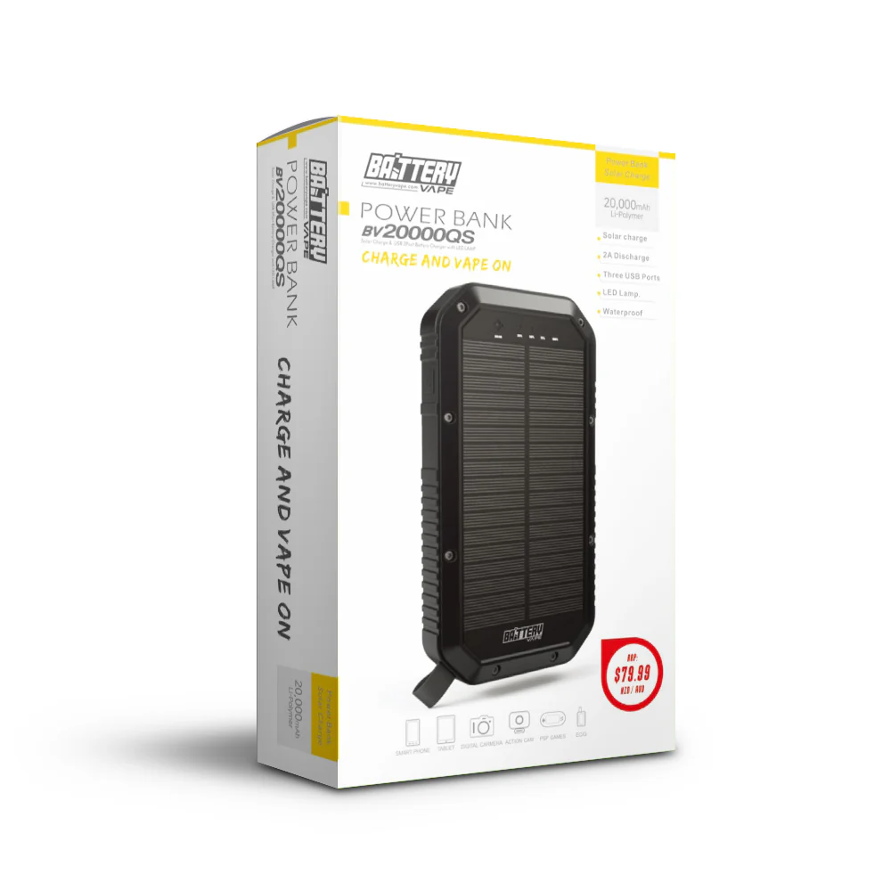 Battery Vape BV20000QS Waterproof Power Bank