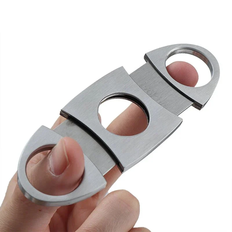 Dokha Stainless Steel Classic Cigar Cutter - Image 3