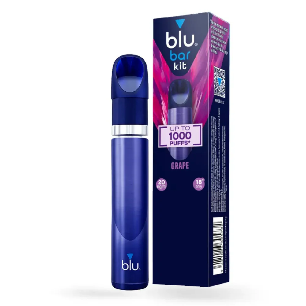 Grape- Blu Bar Pre-filled Kit 20mg/ml