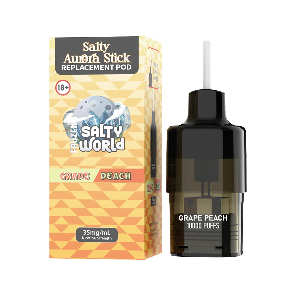 Grape Peach -Salty AURORA STICK Replacement Pod