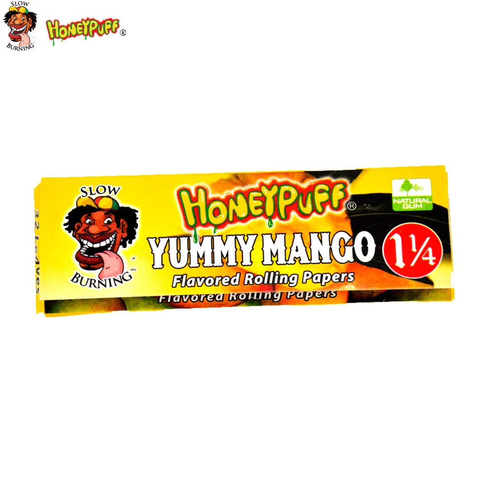 Honey Puff Extra Flavored Rolling Paper 1 1/4 - Mango