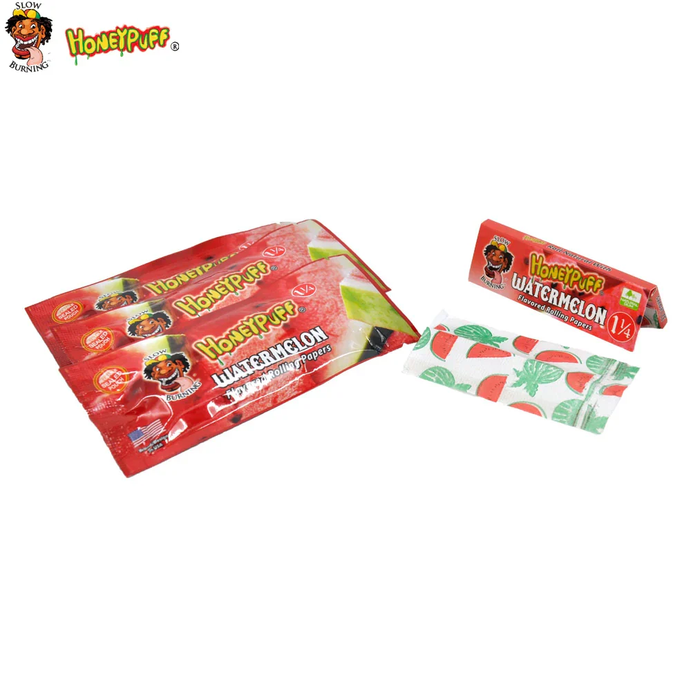 Honey Puff Extra Flavored Rolling Paper 1 1/4 - Watermelon - Image 2