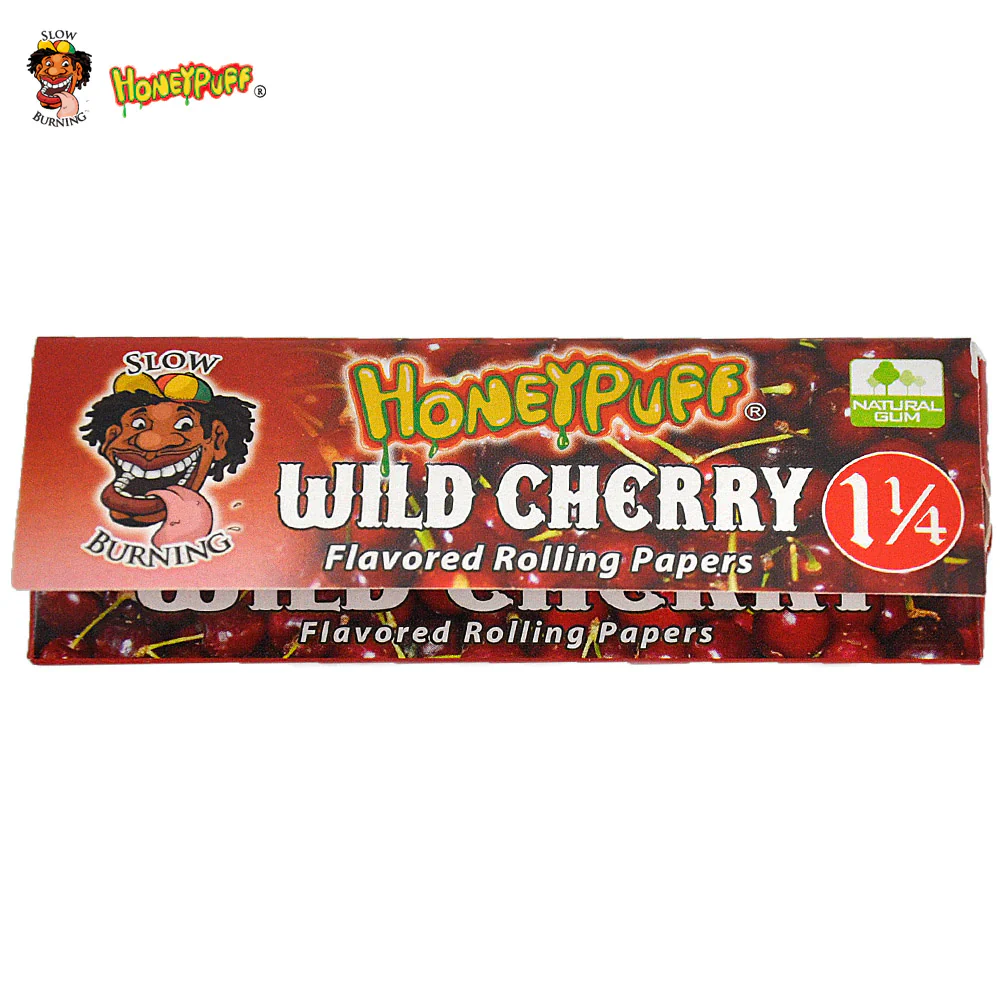 Honey Puff Extra Flavored Rolling Paper 1 1/4 - Wild Cherry