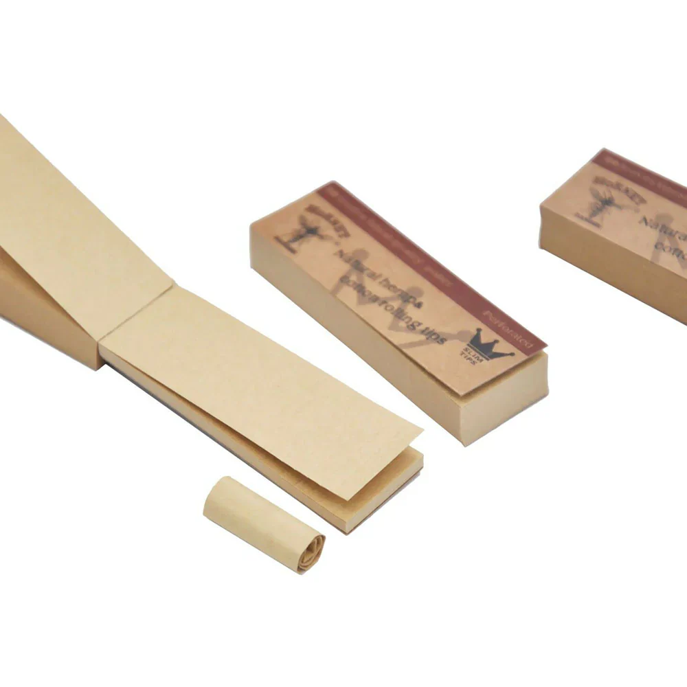 Hornet Perforated Natural Cotton Slim Rolling Paper Tips