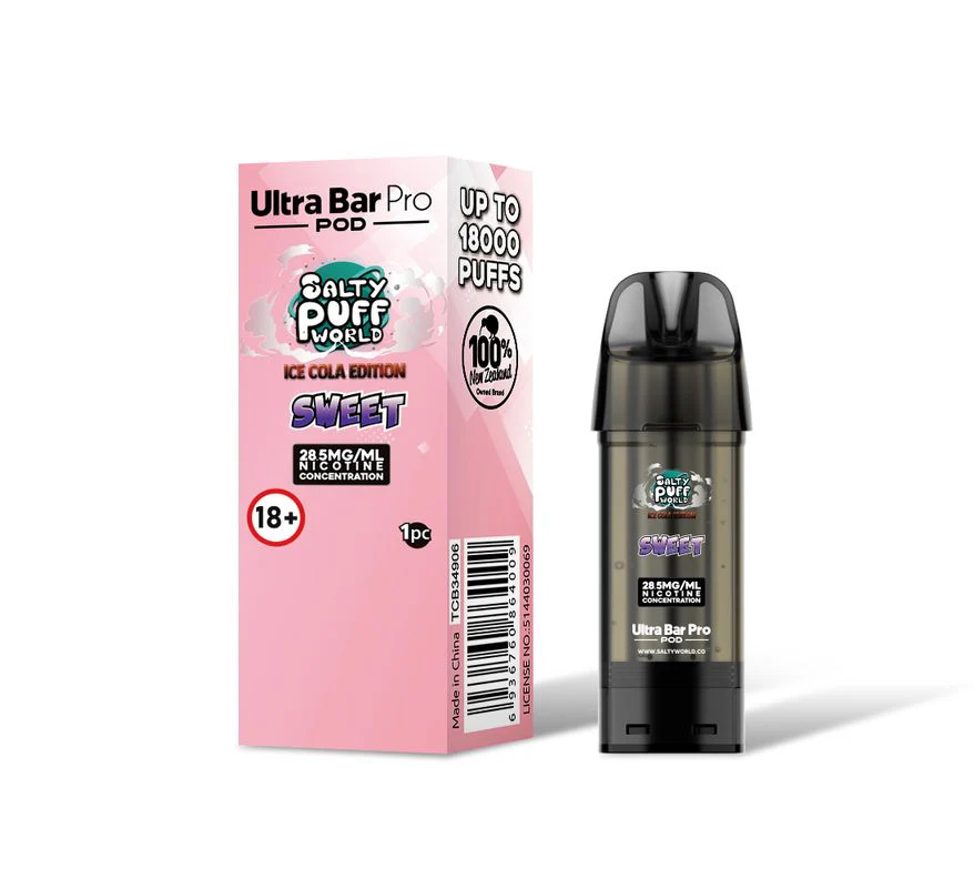 [Ice Cola Ed.] Sweet -Ultra Bar PRO Pre-filled Pod 28.5mg/mL