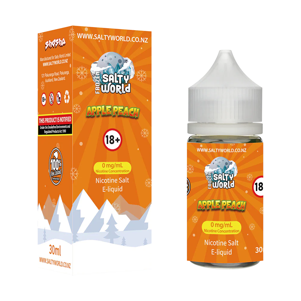 [Ice Ed.] Apple Peach - Nicotine Salt E-liquid - Image 3