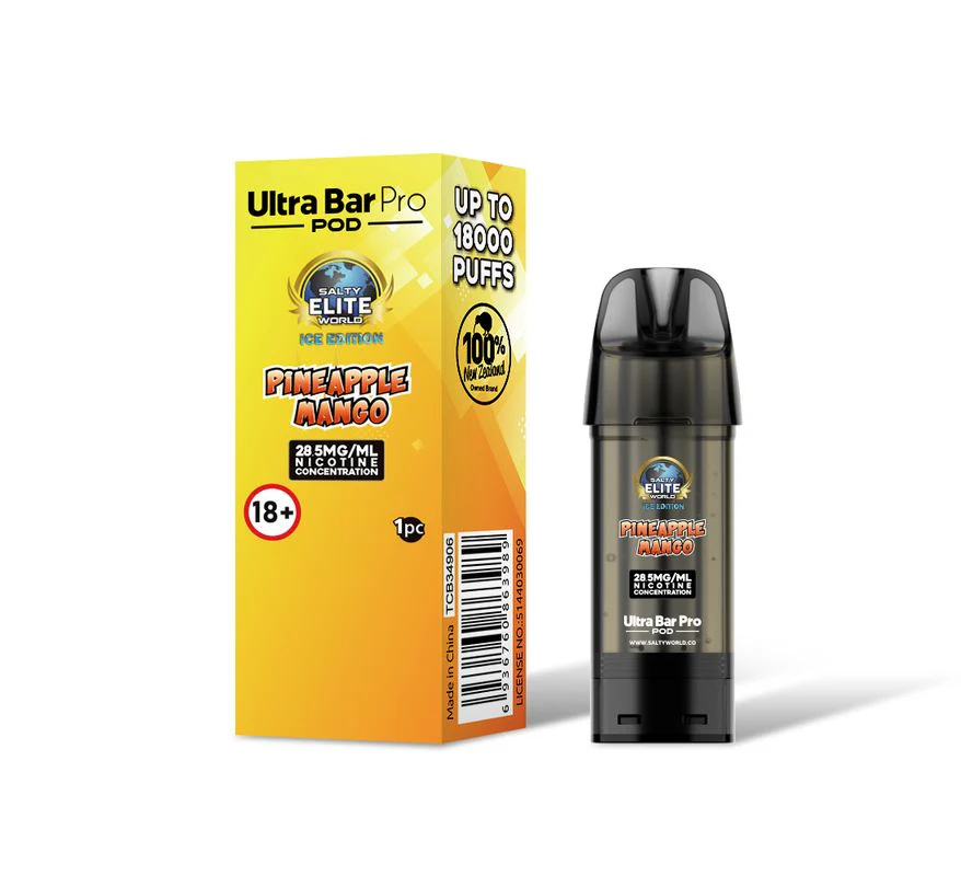 [Ice Ed.] Pineapple Mango -Ultra Bar PRO Pre-filled Pod 28.5mg/mL