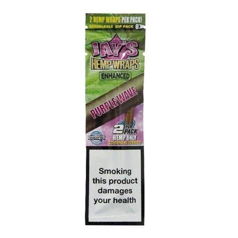 Juicy Hemp Wrap Enhanced Purple Wave 2pk