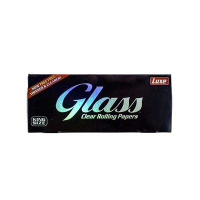 LUXE GLASS King Size Transparent Rolling Paper