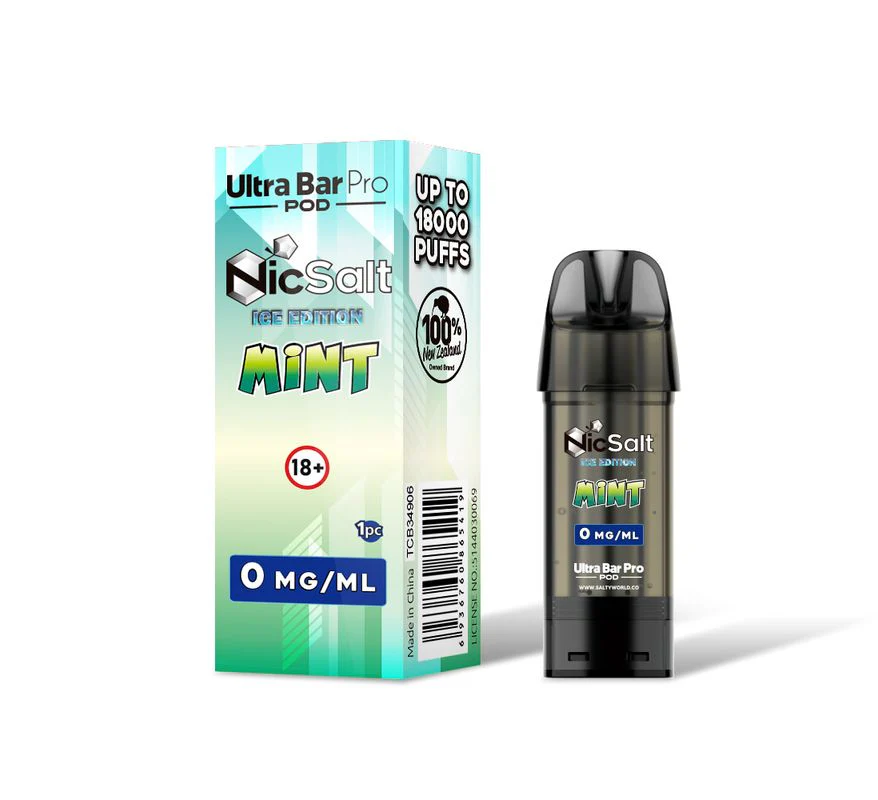 Mint -Ultra Bar PRO Pre-filled Pod 0mg/mL