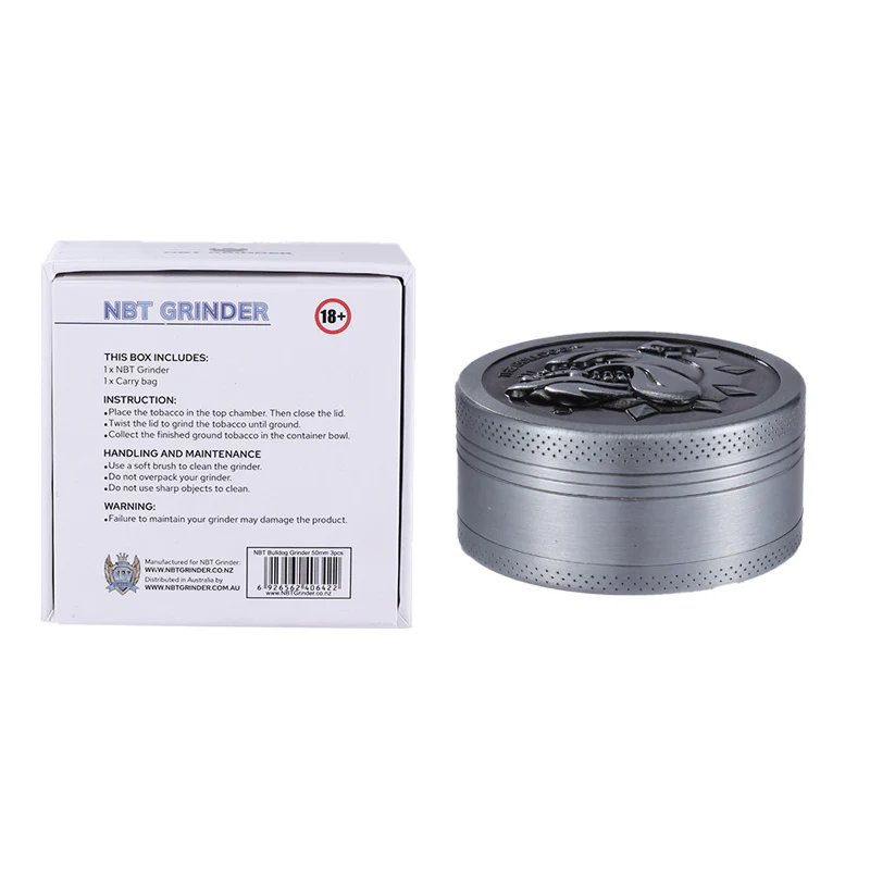 NBT Metal BULLDOG Grinder 50mm 3xParts - Image 2