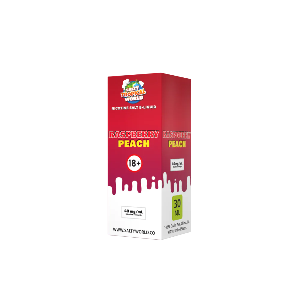 Raspberry Peach - Nicotine Salt E-Liquid - Image 4
