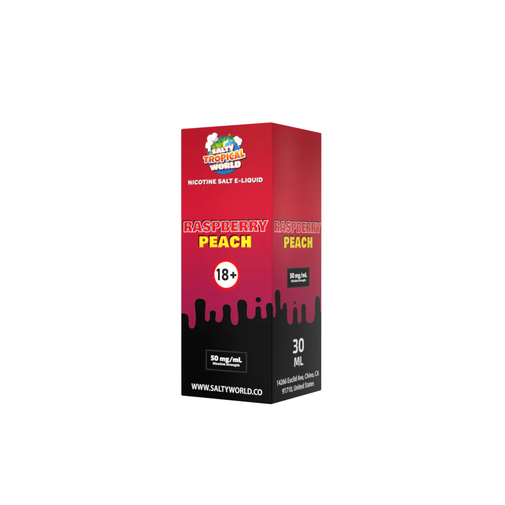 Raspberry Peach - Nicotine Salt E-Liquid - Image 5