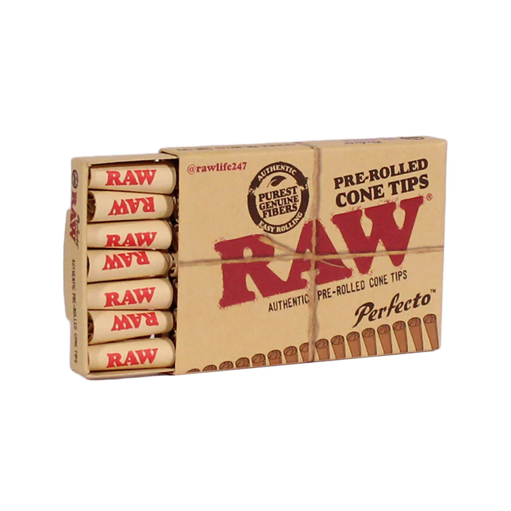 Raw Pre Rolled Cone Tips Perfecto