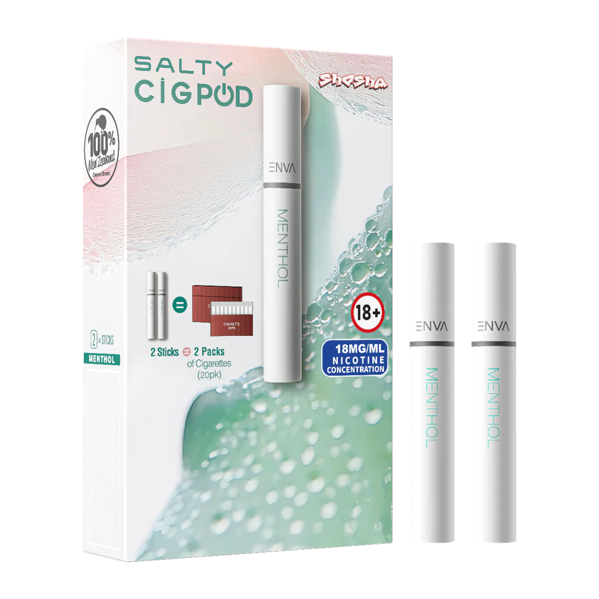 Salty Cig Pod Stick Menthol 2pk