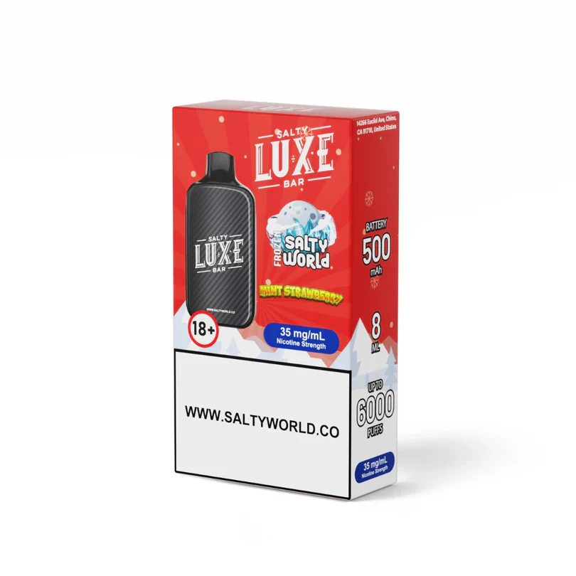 Salty Luxe Bar Mint Strawberry Disposable Vape 19.95mg/mL - Image 2