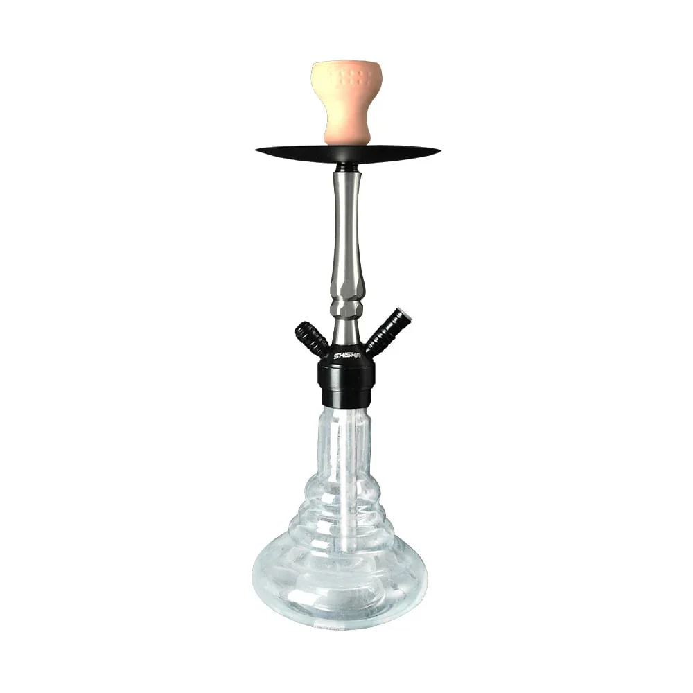 Shisha Glass Hookah 1xHose 40cm