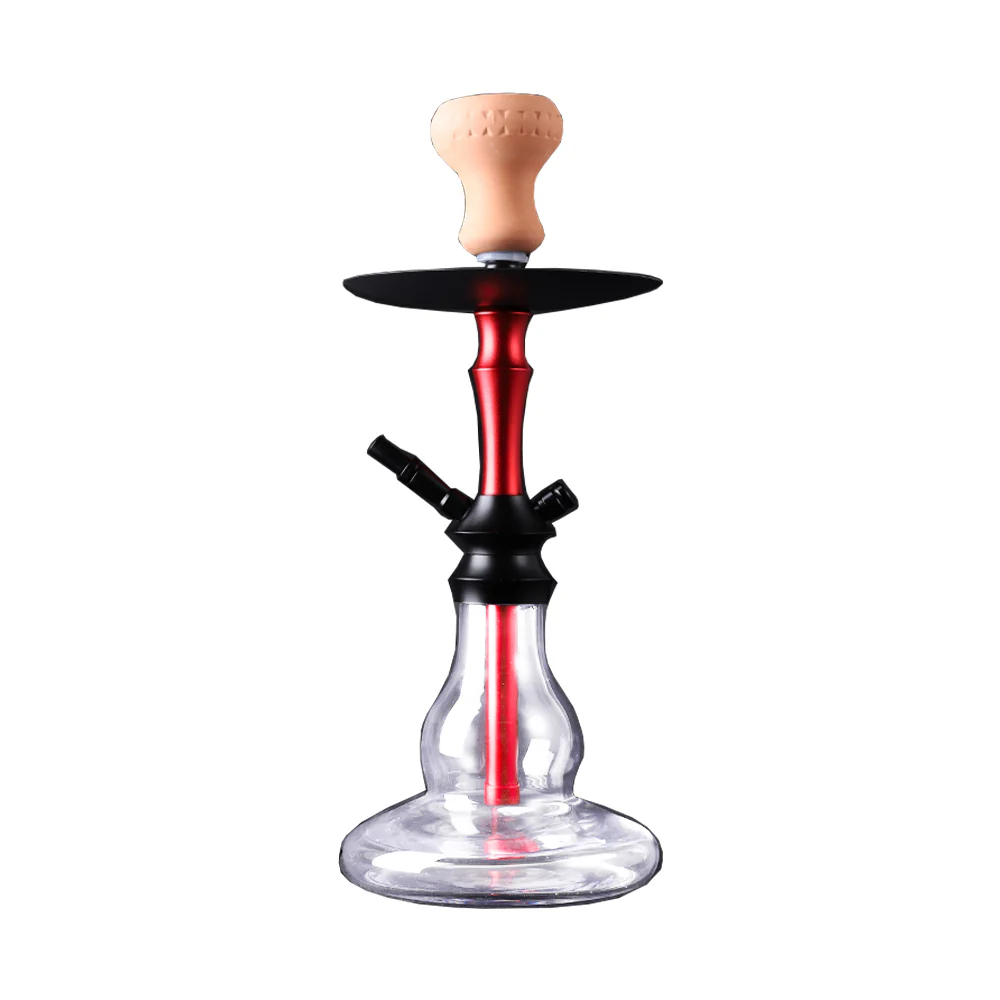 Shisha Glass Pearl Hookah 1xHose 42cm