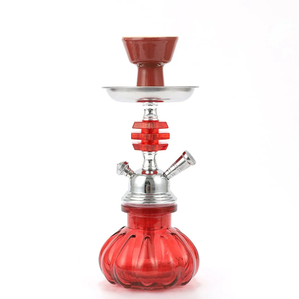 Shisha Glass Stylish Hookah 1x Hose 21cm