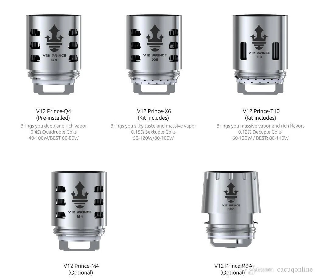 SMOK TFV12 Prince Coils