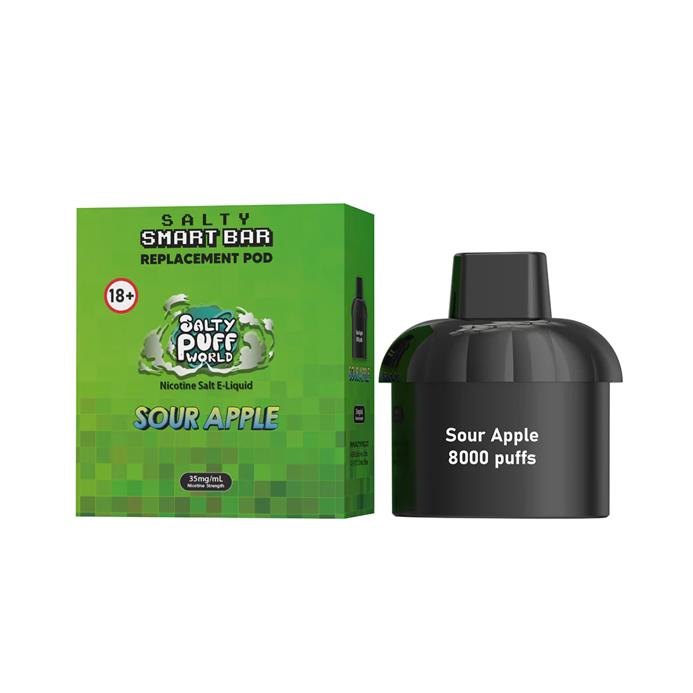 Sour Apple -Salty Smart Bar Replacement Pod 19.95mg/mL