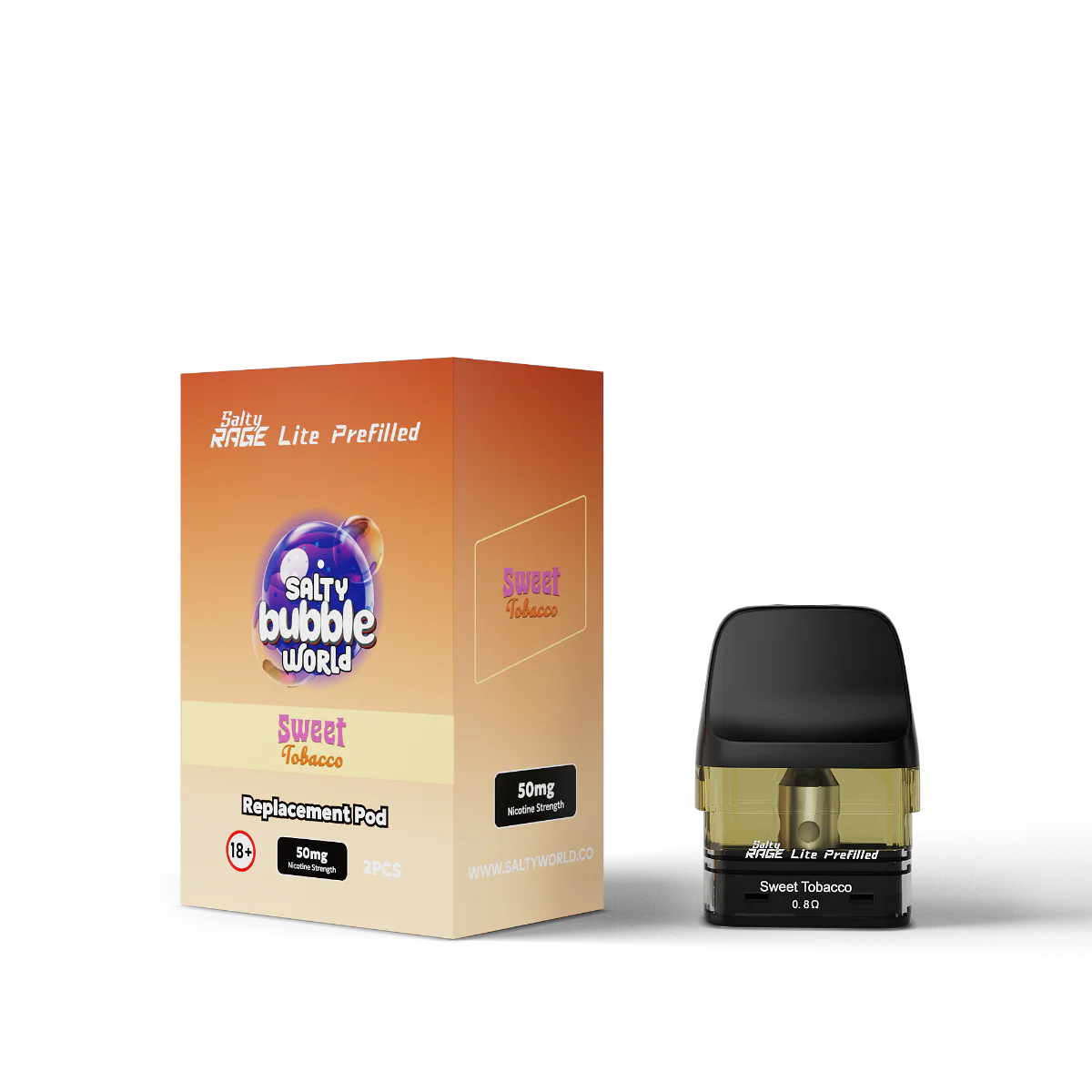 Sweet Tobacco -Salty Rage Lite Prefilled Pod 2x | 28.5mg/mL
