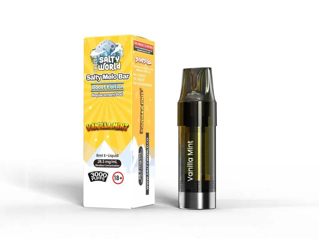 Vanilla Mint -Salty MELO Bar BOOST Replacement Pod 28.5mg/mL